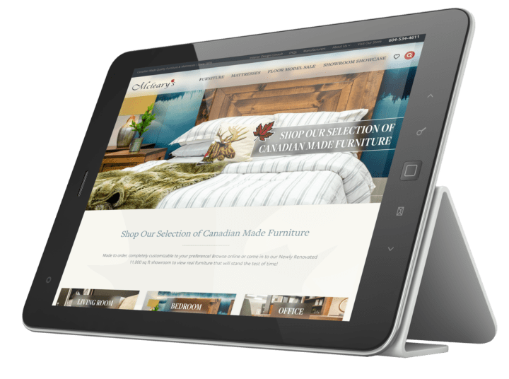 Sigma Lithium iPad responsive website design