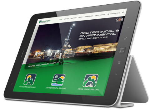 Sigma Lithium iPad responsive website design
