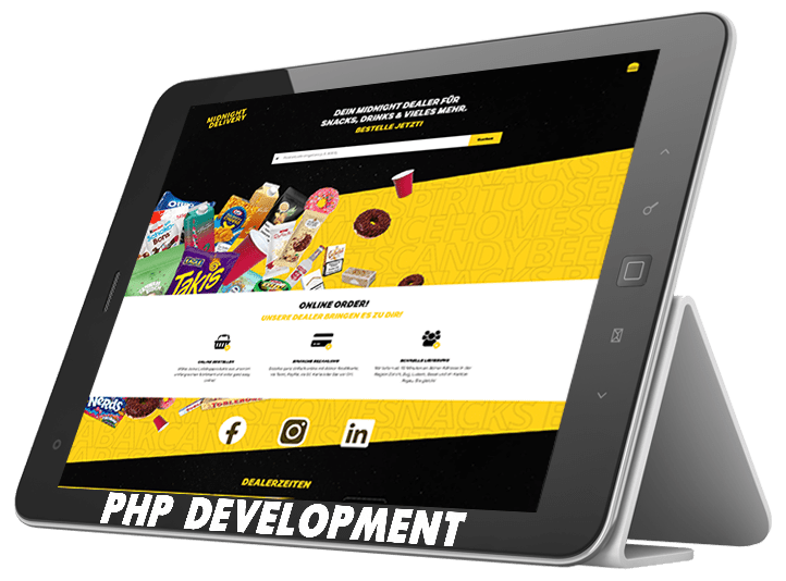 Sigma Lithium iPad responsive website design